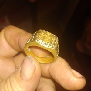 18k men's gold ring